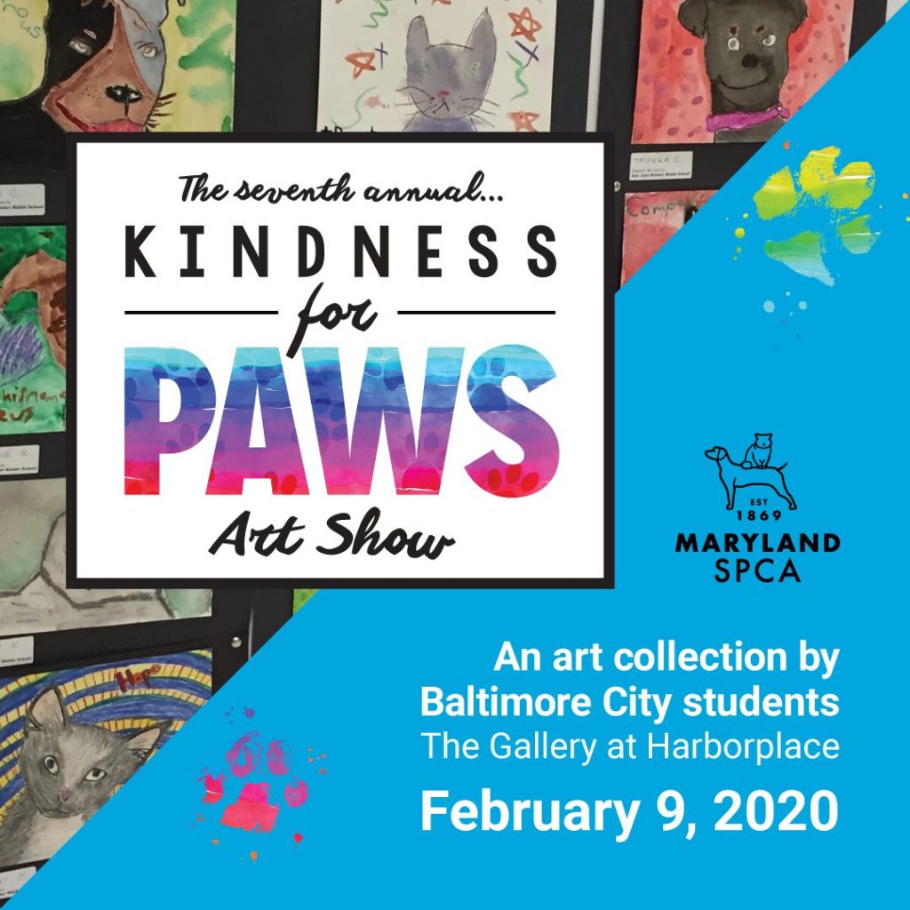 Maryland SPCA's 2020 Kindness for Paws Art Show