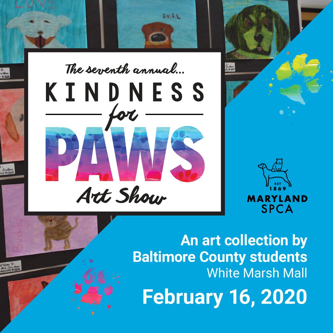 Maryland SPCA's 2020 Kindness for Paws Art Show